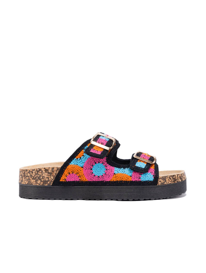 Mules colorées